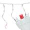 100ct. LED Wide Angle Icicle Christmas Lights With White Wire